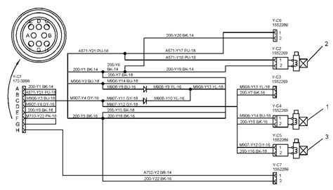 skid steer bobcat 7 pin plug wiring diagram|14 pin to 7 adapter.